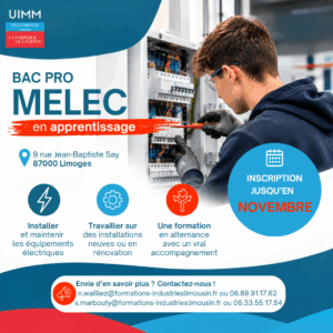 BAC PRO MELEC 2026